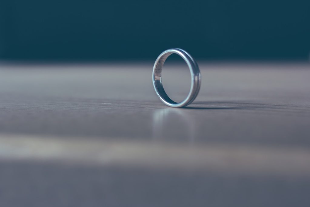 image of a ring on a table