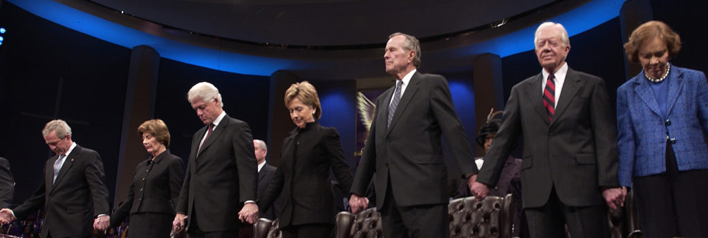 image of US Presidents at Coretta King Memorial