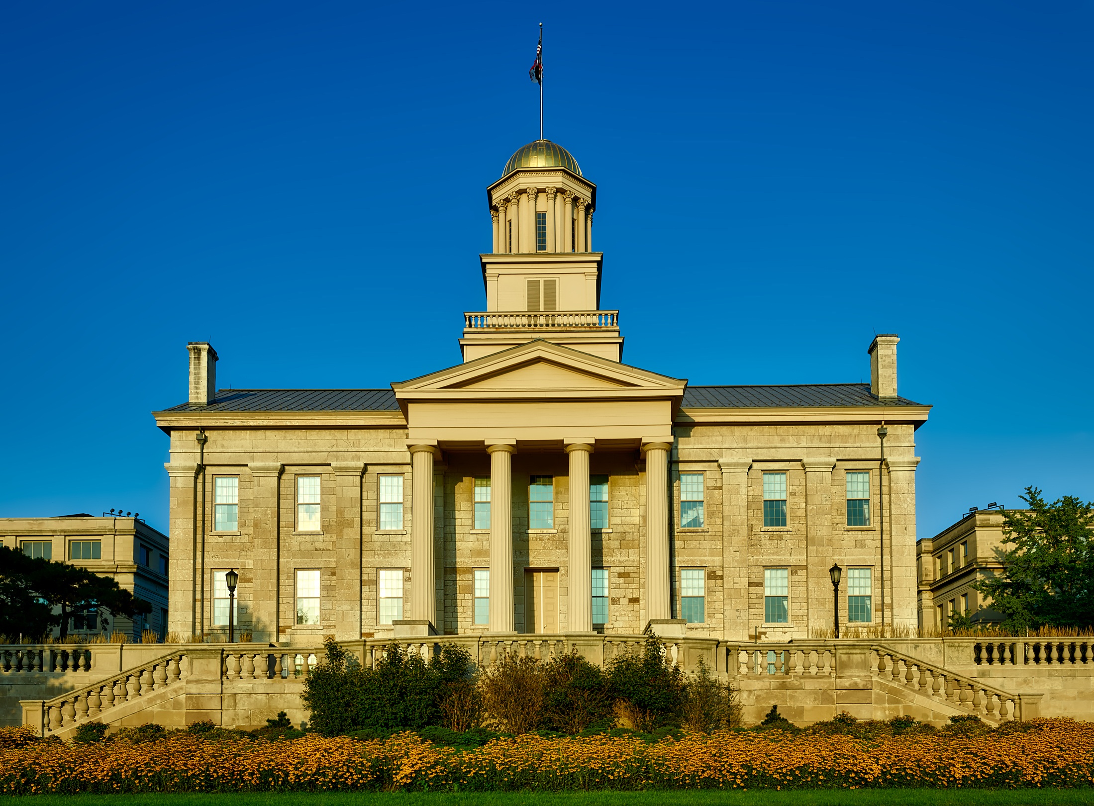 Image of old stone capitol in Iowa City