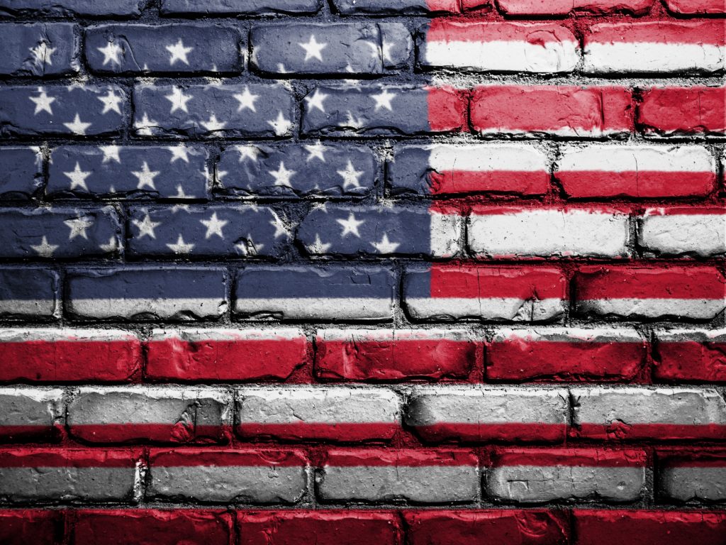 Image of Flag on Brick from Pixabay