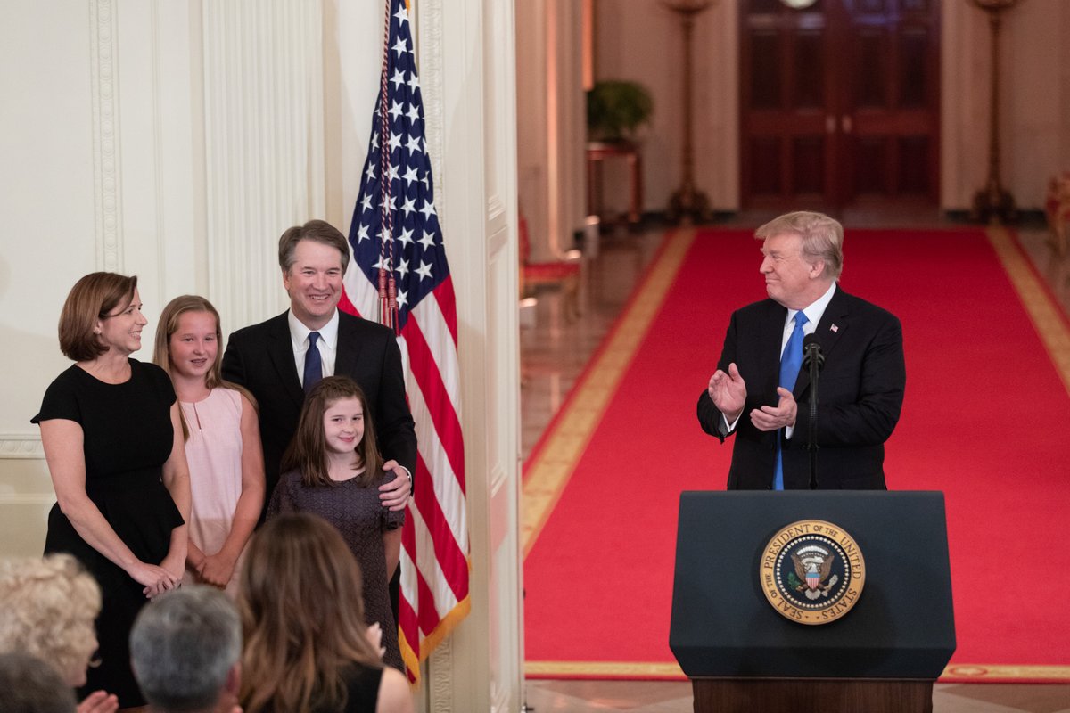 White House Press Photo Kavanaugh and Family - image