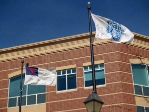 Image of Christian Flag at Focus on the Family (David Shankbone, via Wikimedia Commons)