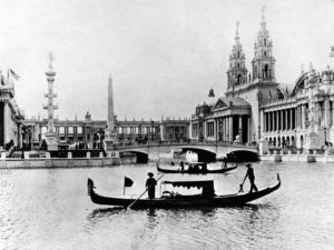 Photo of Gondolas at Chicago World Fair, 1893