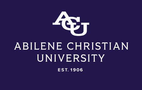 abilene christian university logo on purple