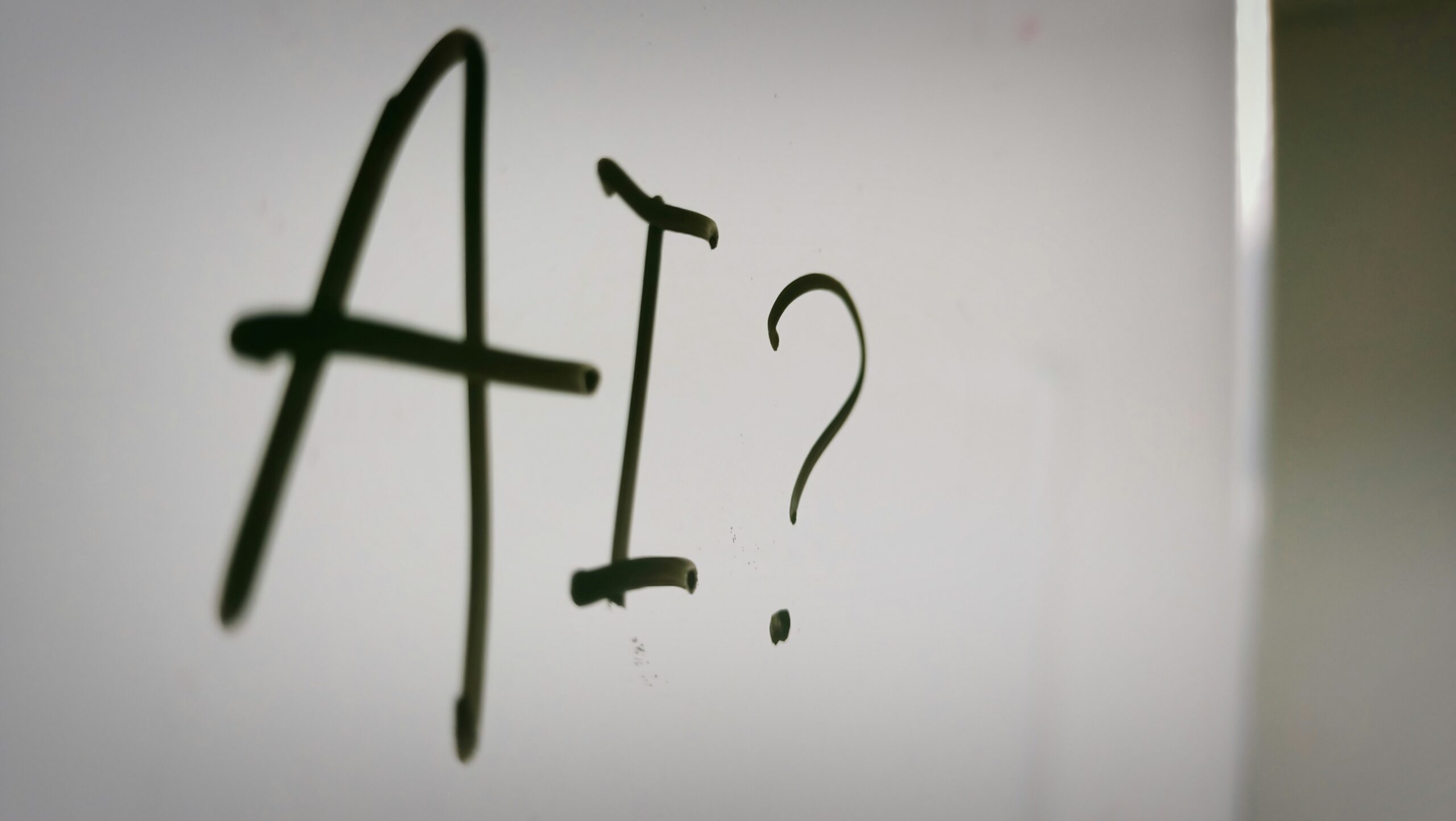 AI?written on a whiteboard.